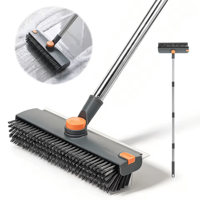 LustraClean Spazzola e Tergivetro 3 in 1 per Pavimenti, Bagno e Vetri - lustraclean